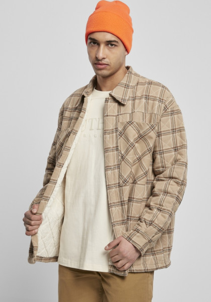 Southpole Jacke Flannel Quilted Shirt Jacket Warmsand