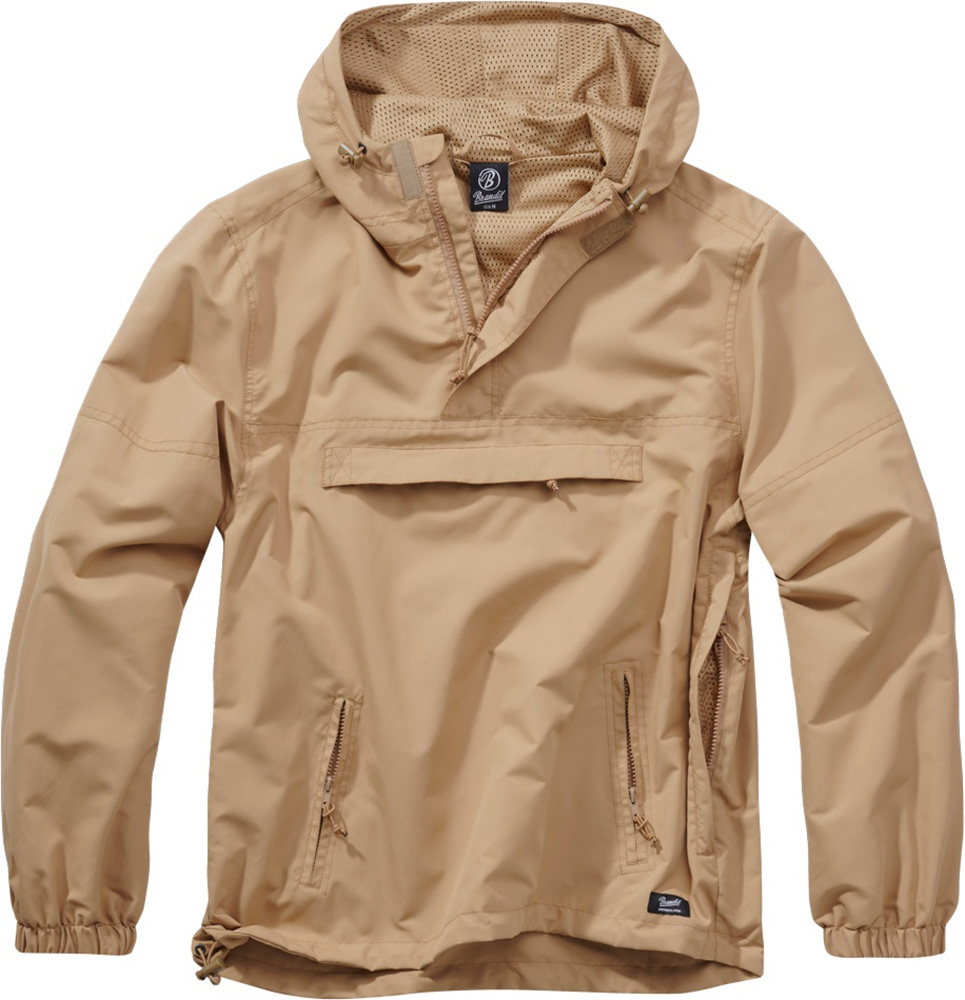 Brandit Jacke Summer Windbreaker in Camel - Herren / Unisex