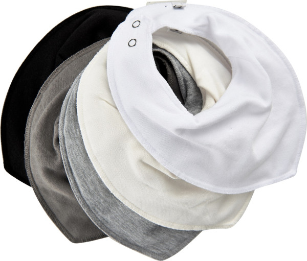 Pippi Babywear Kinder Lätzchen Bandana Bib Solid (5er Pack)