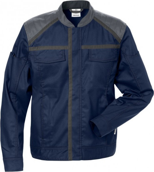 Fristads Industrie-Stretch-Jacke Damenjacke 4556 STFP Marine/Dunkelgrau