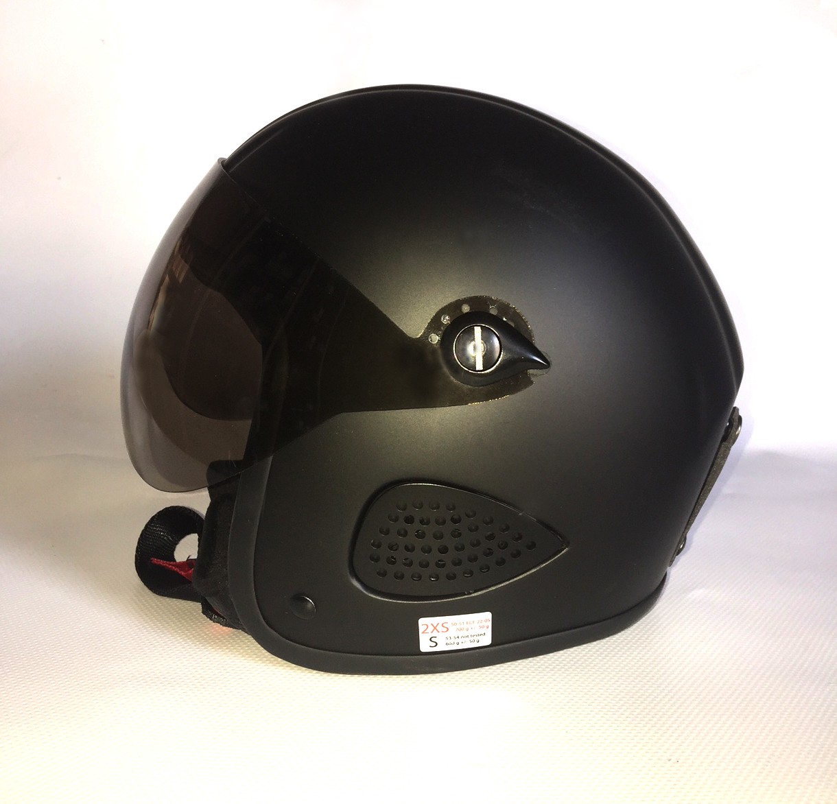 Torc T-50 Del Mar Jethelm ECE Schwarz Glänzend Im  Produktbild-Vorschau 7