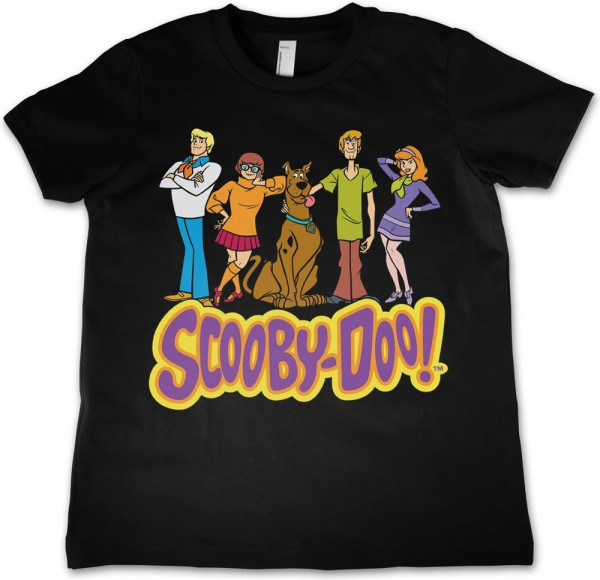 Team Scooby Doo Kids Tee Kinder T-Shirt Black