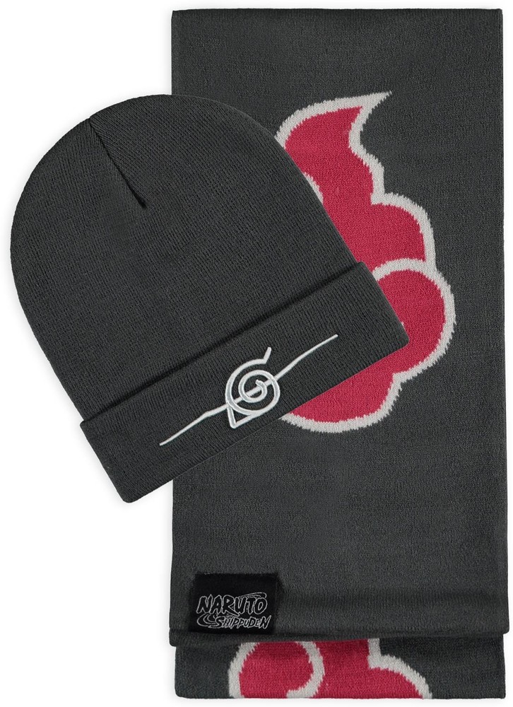 Naruto - Men's Giftset (Beanie & Scarf) - Herren / Unisex