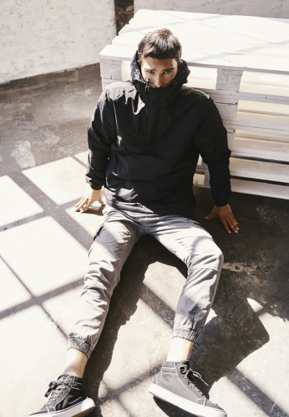 Urban Classics Trousers Washed Cargo Twill Jogging Pants Grey