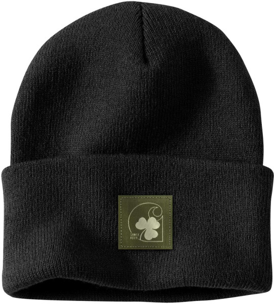 Carhartt Mütze Knit Shamrock Patch Beanie Black