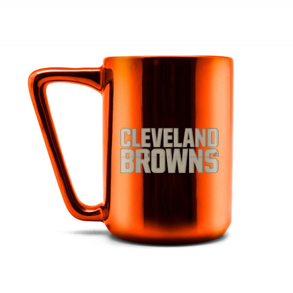 Cleveland Browns Laser Logo Becher American Football NFL Orange
