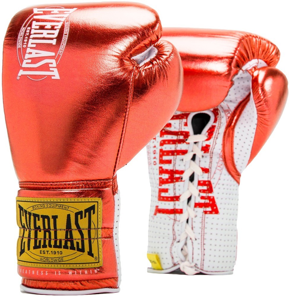 Everlast Boxhandschuhe Gloves 1910 Pro Figh G Rot - Herren / Unisex