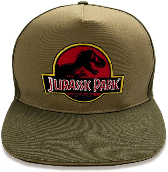 Jurassic Park - Circle Logo (Snapback Cap) Cap Green