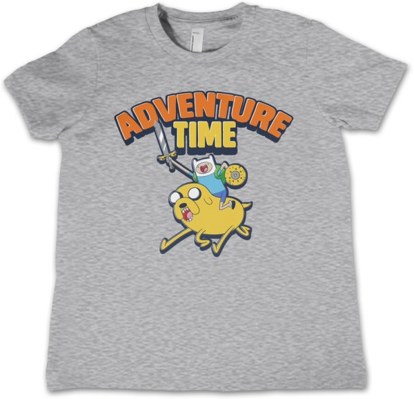 Adventure Time Kids T-Shirt Heathergrey