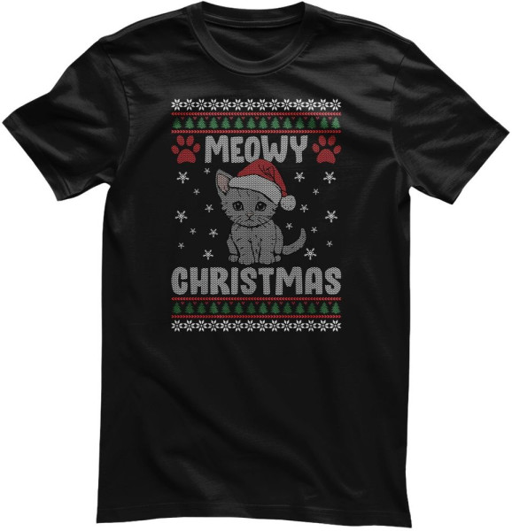 Hybris T-Shirt Meowy Christmas Tee SH-1-16168