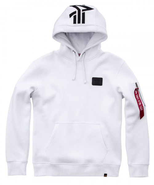 Alpha Industries Hoodie Back Print Hoody White