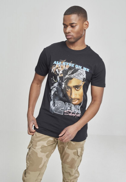 Mister Tee T-Shirt Tupac Retro Tee Black