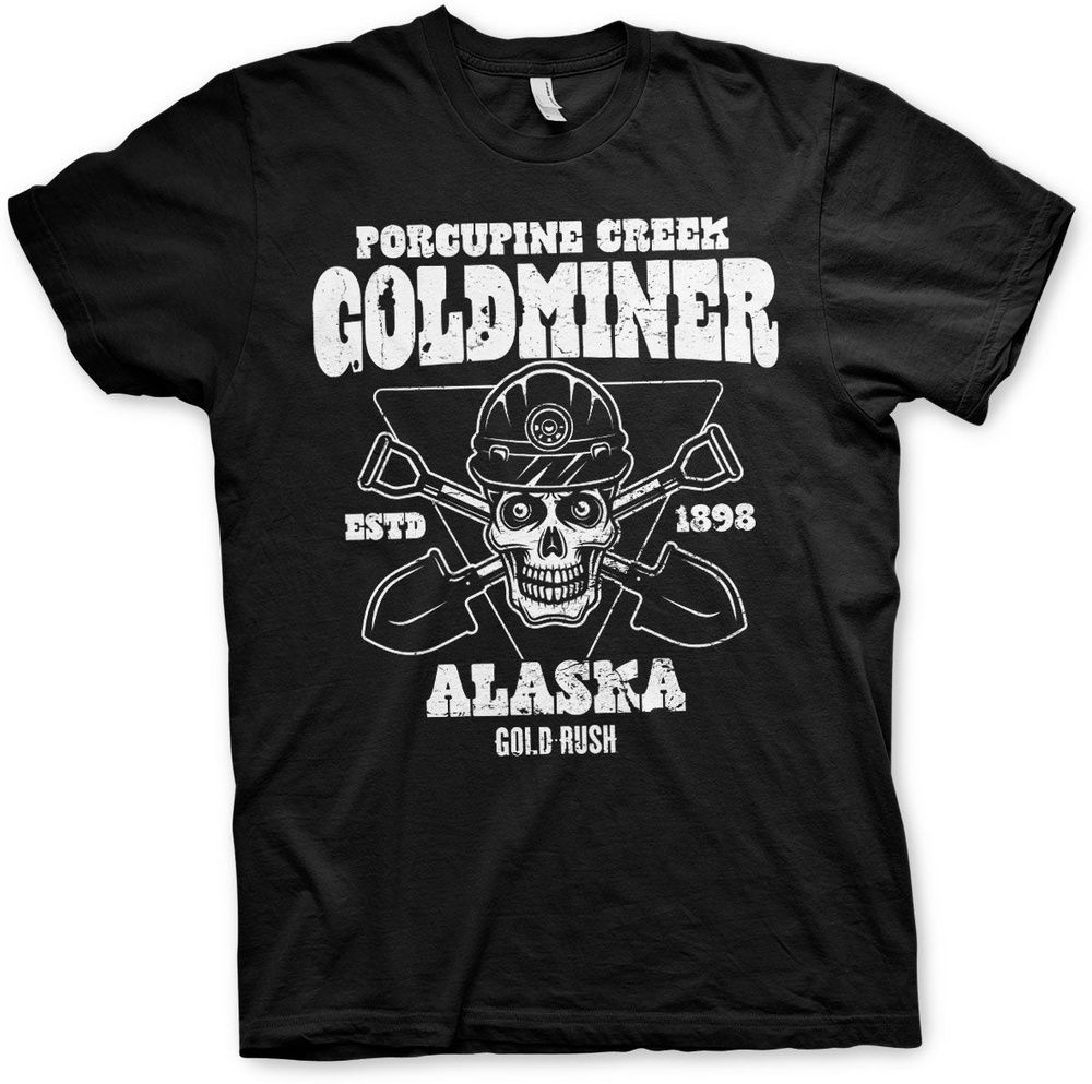 Gold Rush Porcupine Creek Goldminer T-Shirt DC-1-GR002-H86-11 - Herren / Unisex