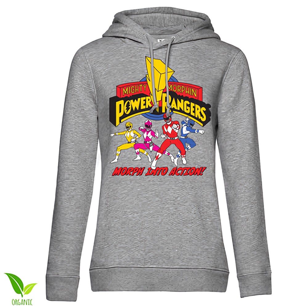 Power Rangers Damen Morph Into Action Girls Hoodie - Damen