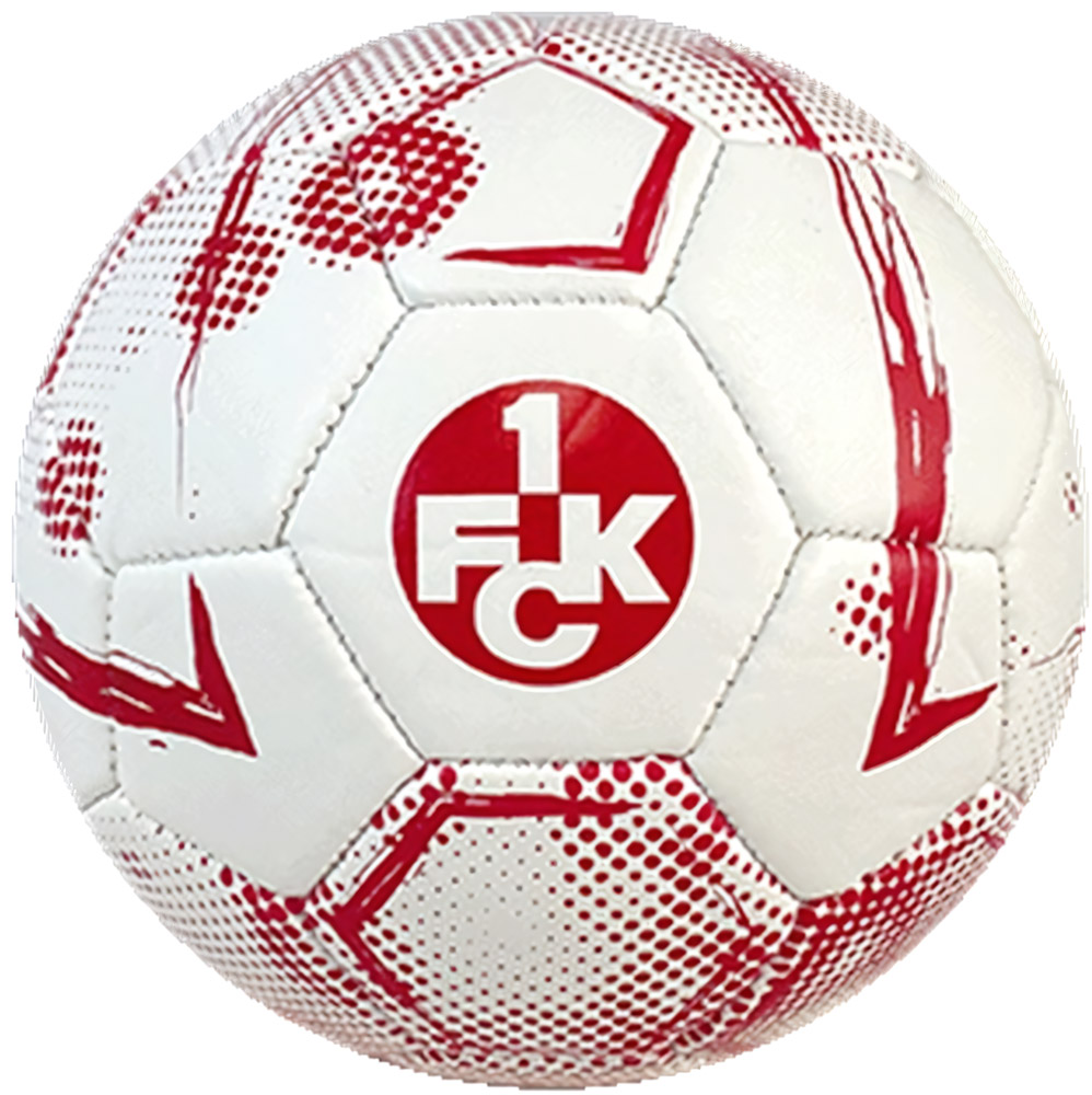 1. FC Kaiserslautern Miniball weiß matt Fussball Weiß - Herren / Unisex