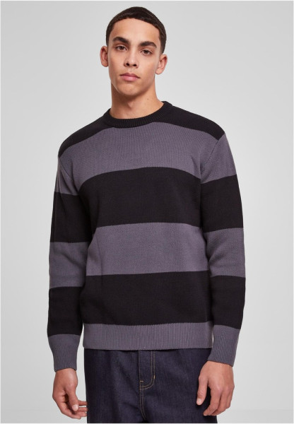 Urban Classics Heavy Oversized Striped Sweatshirt