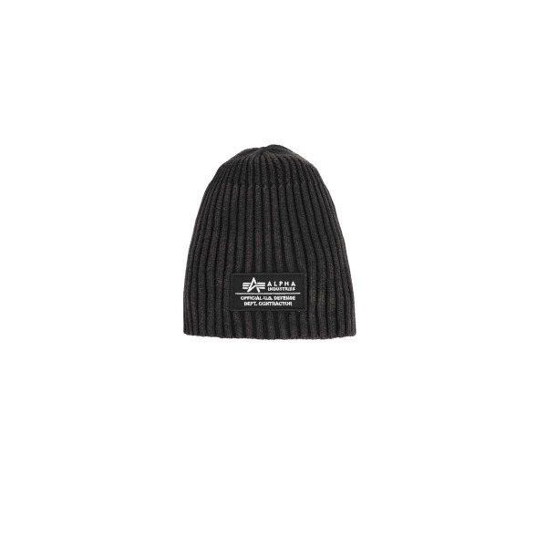 Alpha Industries Heavy Rib Beanie II Mützen Black