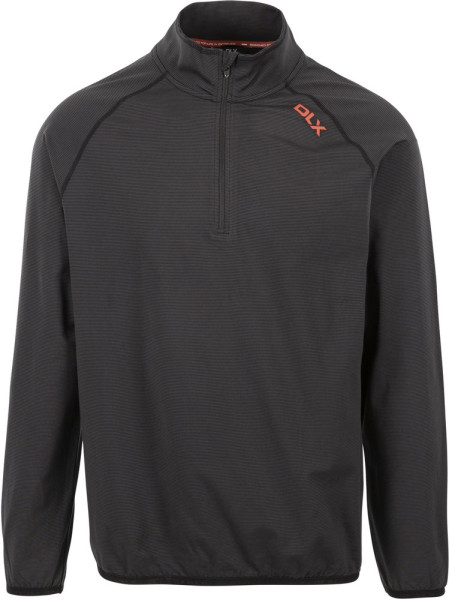 DLX Longsleeve Hulton - Male Dlx Half Zip Black