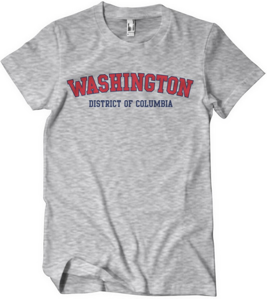 Washington District Of Columbia T-Shirt Heather-Grey
