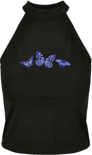 Days Beyond Damen Butterfly Turtleneck Short Top