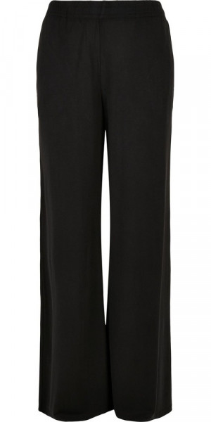 Urban Classics Damen Ladies Modal Wide Leg Pants Black