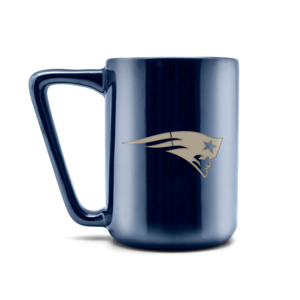 New England Patriots Laser Logo Becher American Football NFL Blue