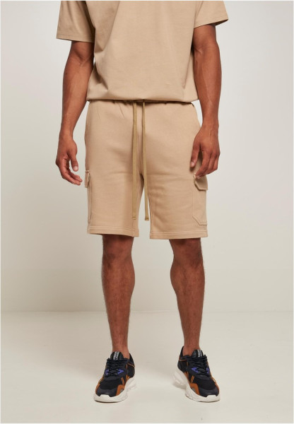 Urban Classics Organic Cargo Sweatshorts Unionbeige