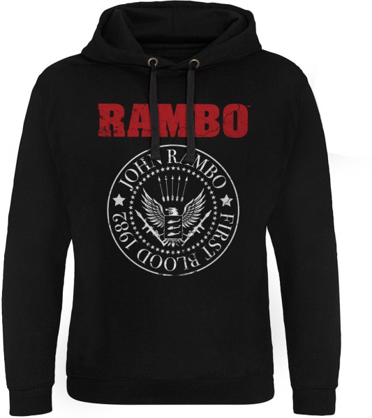 Rambo First Blood 1982 Seal Epic Hoodie Black
