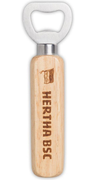 Hertha BSC Berlin Holzflaschenöffner Fußball Blau/Weiß