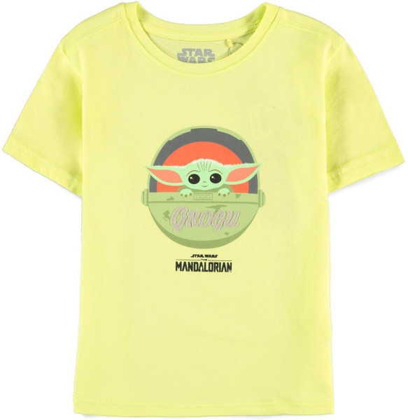 The Mandalorian - The Child Girls Short Sleeved T-shirt Yellow