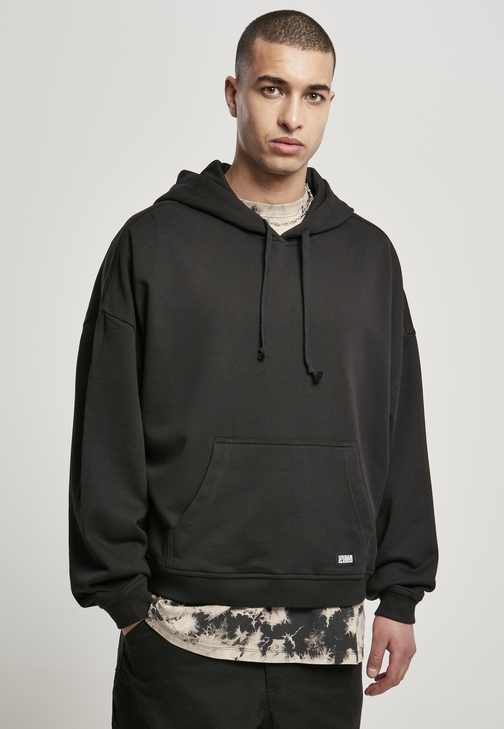 Urban Classics Hoodie 80's Hoody Schwarz - Herren / Unisex