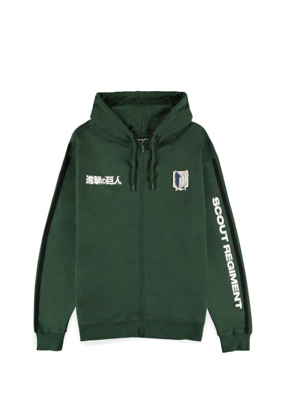 Attack on Titan - Men's Zipper Hoodie Green