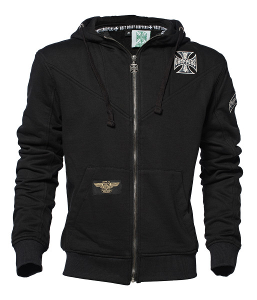 West Coast Choppers El Diablo Zip Hoody black - Online Shop für Caps,, 79,90