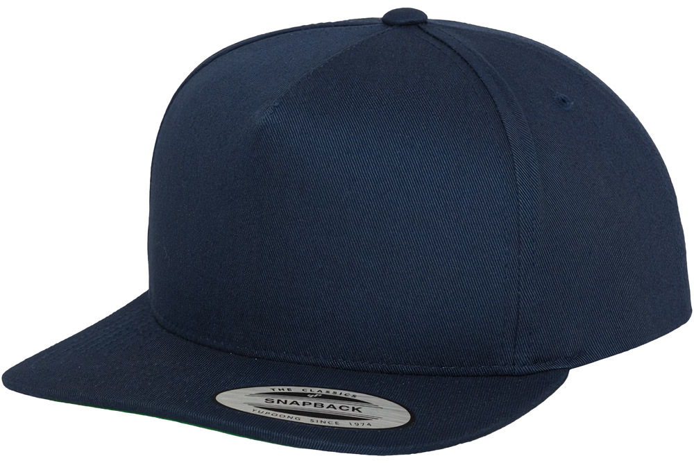 Flexfit Cap Classic 5 Panel Snapback Blau - Herren / Unisex