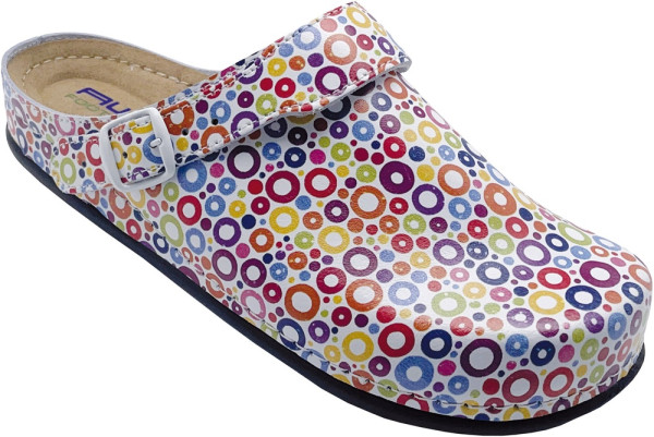 AWC Footwear Damen Berufssandale 12052 Sandale mit schwarzer PU-Sohle