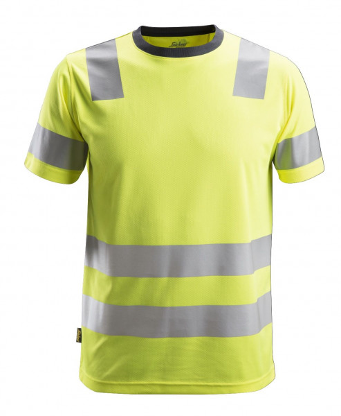 Snickers AllroundWork Hi-Vis T-Shirt, Kl. 2, EN 20471 High-Vis Gelb