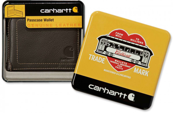 Carhartt Portemonnaie Pass Case Wallet Brown