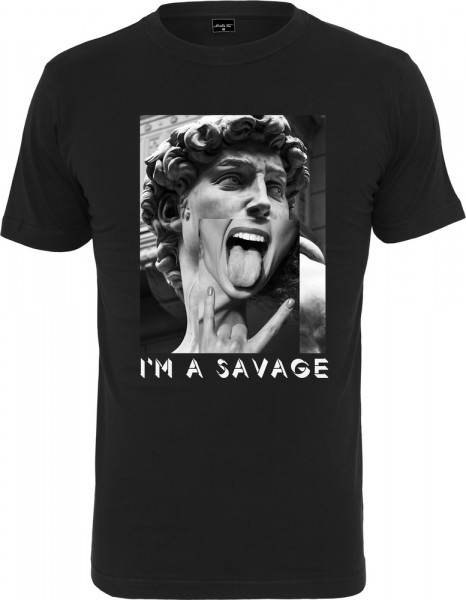 Mister Tee T-Shirt I'm A Savage Tee Black