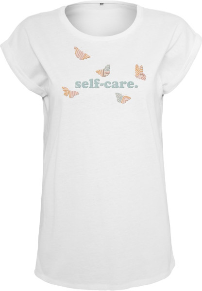 Mister Tee Damen T-Shirt Ladies Self-Care Tee White