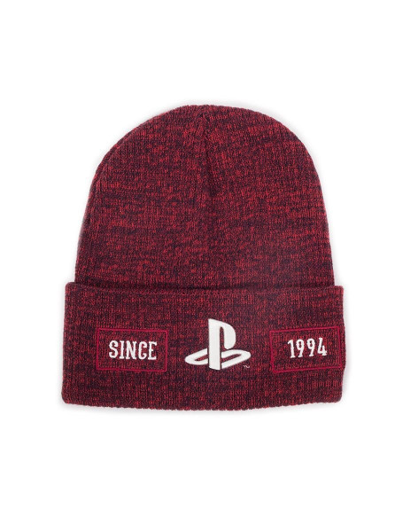Sony - PlayStation - Biker Roll-up Beanie Black