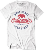 West Coast California T-Shirt White West Coast California T-Shirt White