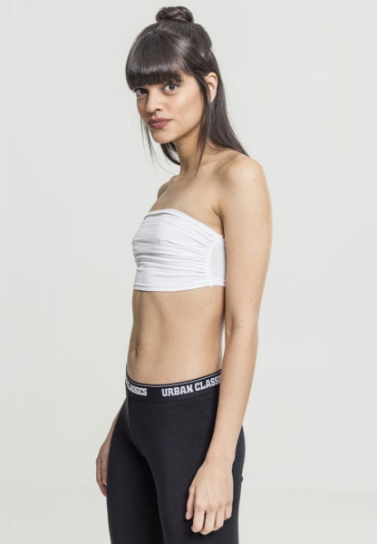 Urban Classics Female Shirt Ladies Bandeau Top White
