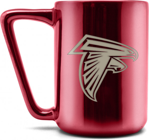 Atlanta Falcons Laser Logo Becher American Football NFL Red