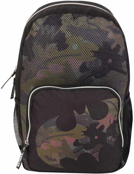 DC Batman - Camo Black (Kids Backpack) Jungen Kinder Rucksack Black