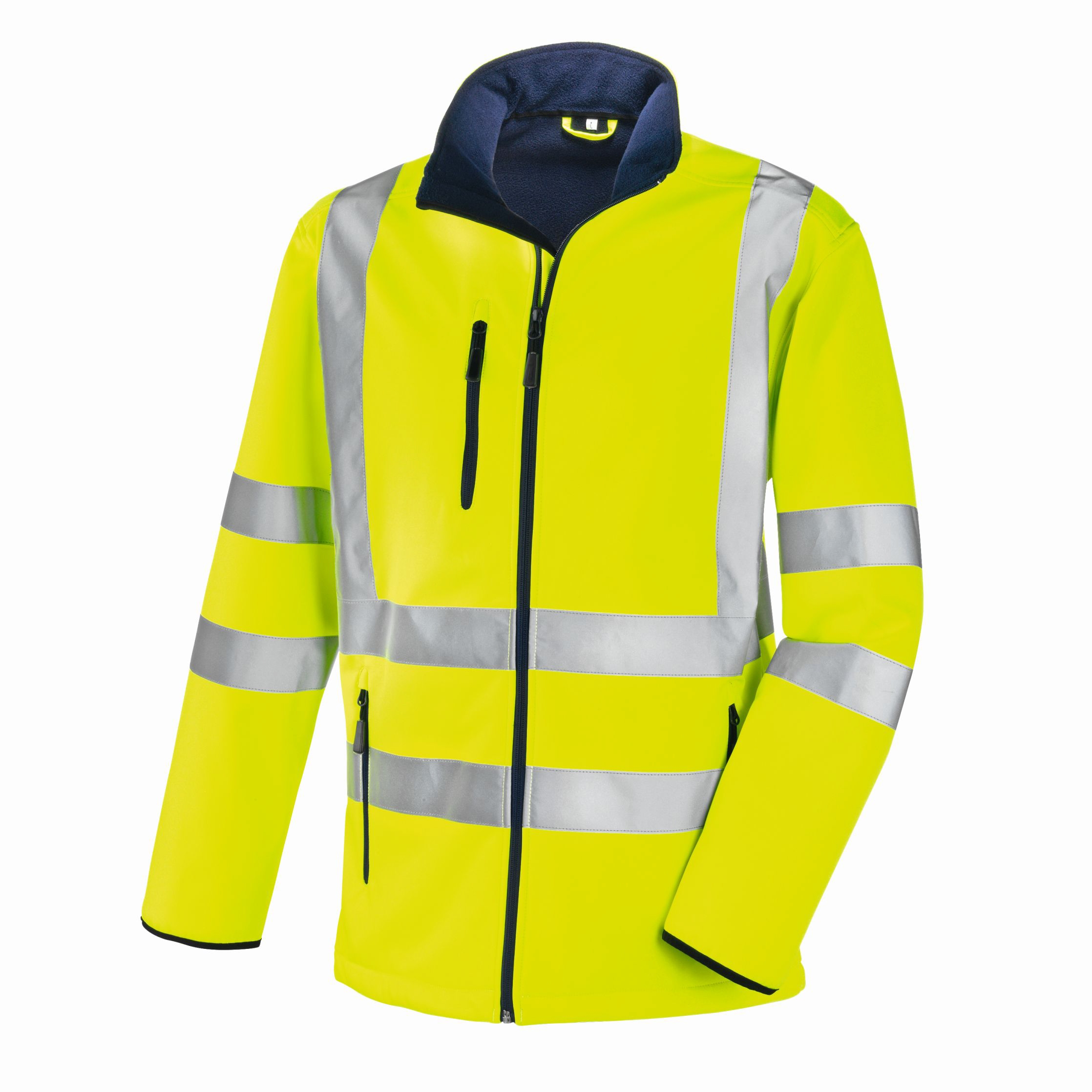 teXXor Warn-Wetterschutz-Softshelljacke Niagara Leuchtgelb - Herren / Unisex