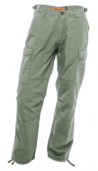 WCC West Coast Choppers Cargo Pants Caine Ripstop Cargo Green