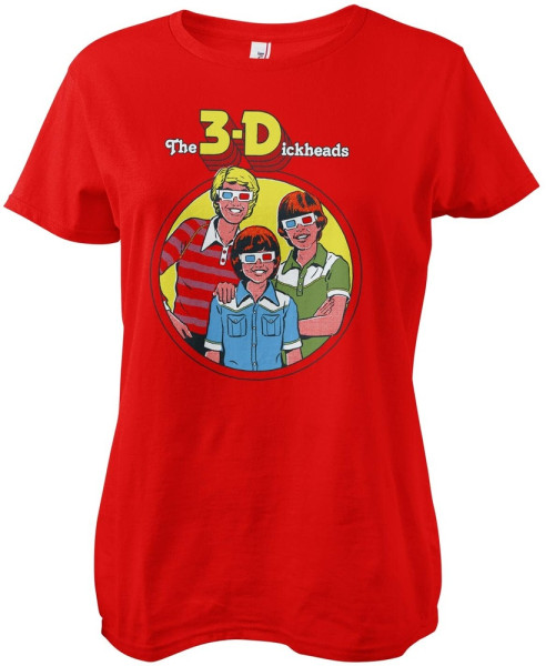 Steven Rhodes Damen T-Shirt The 3-Dickheads Girly Tee DTR-5-SR164-DTF894
