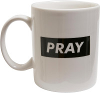 Mister Tee Universal Tasse Pray Cup White White