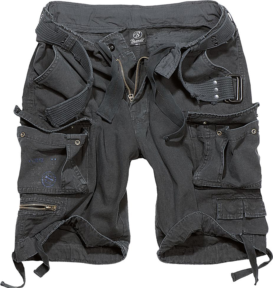 Brandit Shorts Savage Vintage in Schwarz - Herren / Unisex