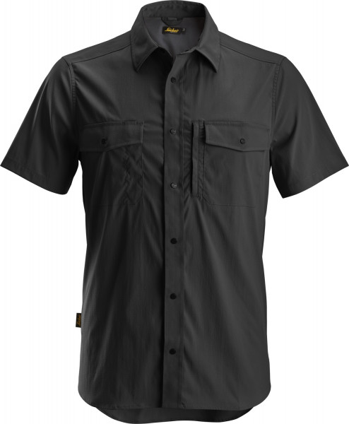 Snickers Workwear LiteWork kurzarm Shirt schwarz